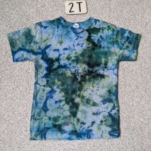 New Tiedye Unisex Toddler Short Sleeve Shirt